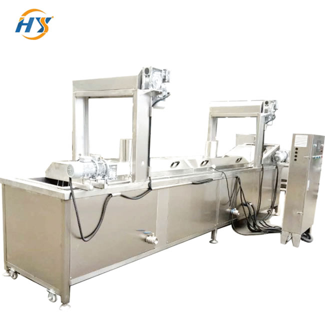 Potato Chips Automatic Frying Machine Continuous Chicken Frying Machine