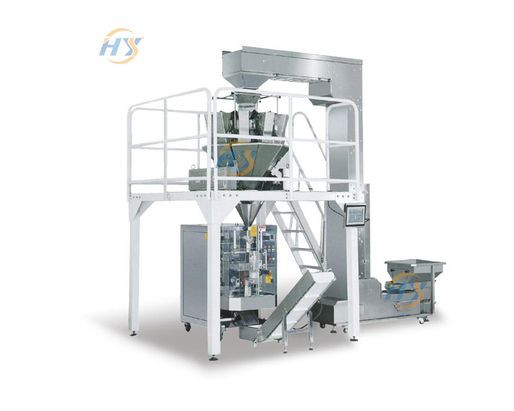 Automatic Frozen French Fries Packing Machine for Frozen Food,Small Snack Food Potato Plantain Banana Chips Packaging machine