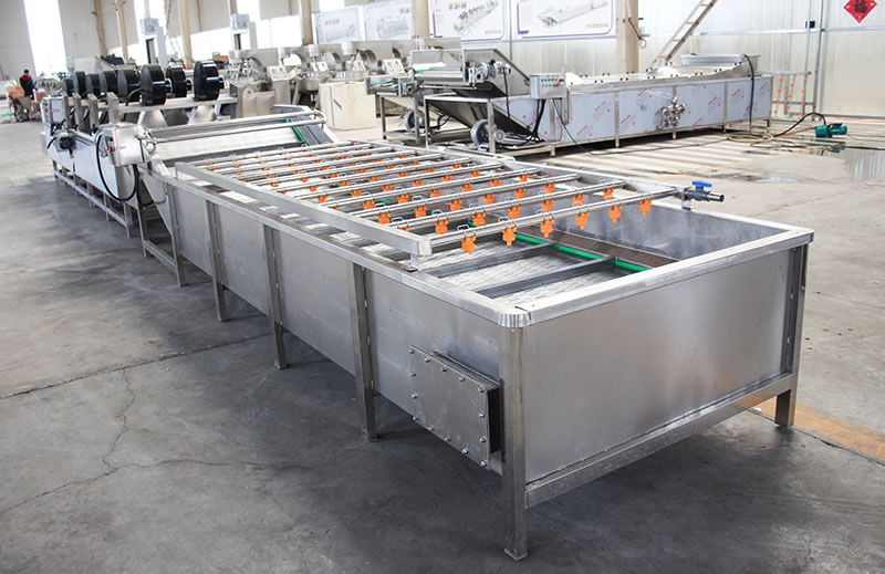 Seafood Mahcine industrial bubble washing machine washer vegetable cleaning line Seafood Mahcine industrial bubble washing machine washer vegetable cleaning line