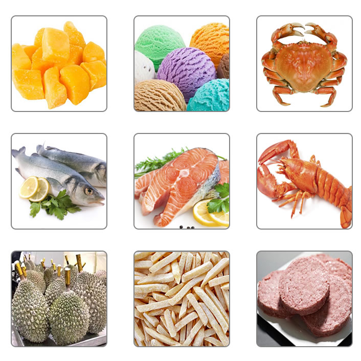 Industrial quick-frozen Seafood meat low temperature quick-freezing machine