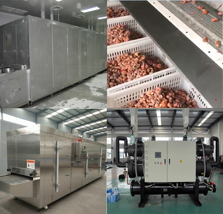 Industrial quick-frozen Seafood meat low temperature quick-freezing machine